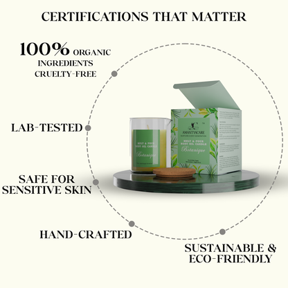 Melt & Pour Aromatherapy Body Oil Candle – Botanique (Tea Tree & Lemongrass) by Amantya Care Amantya Care