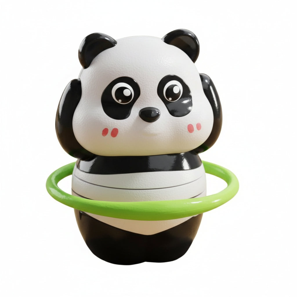 Panda Sports Wind-Up Action pandas – Cute Hula Hooping & Skateboarding Panda Toy for Kids (Battery-Free) SAHANA GIFTS & STATIONARY