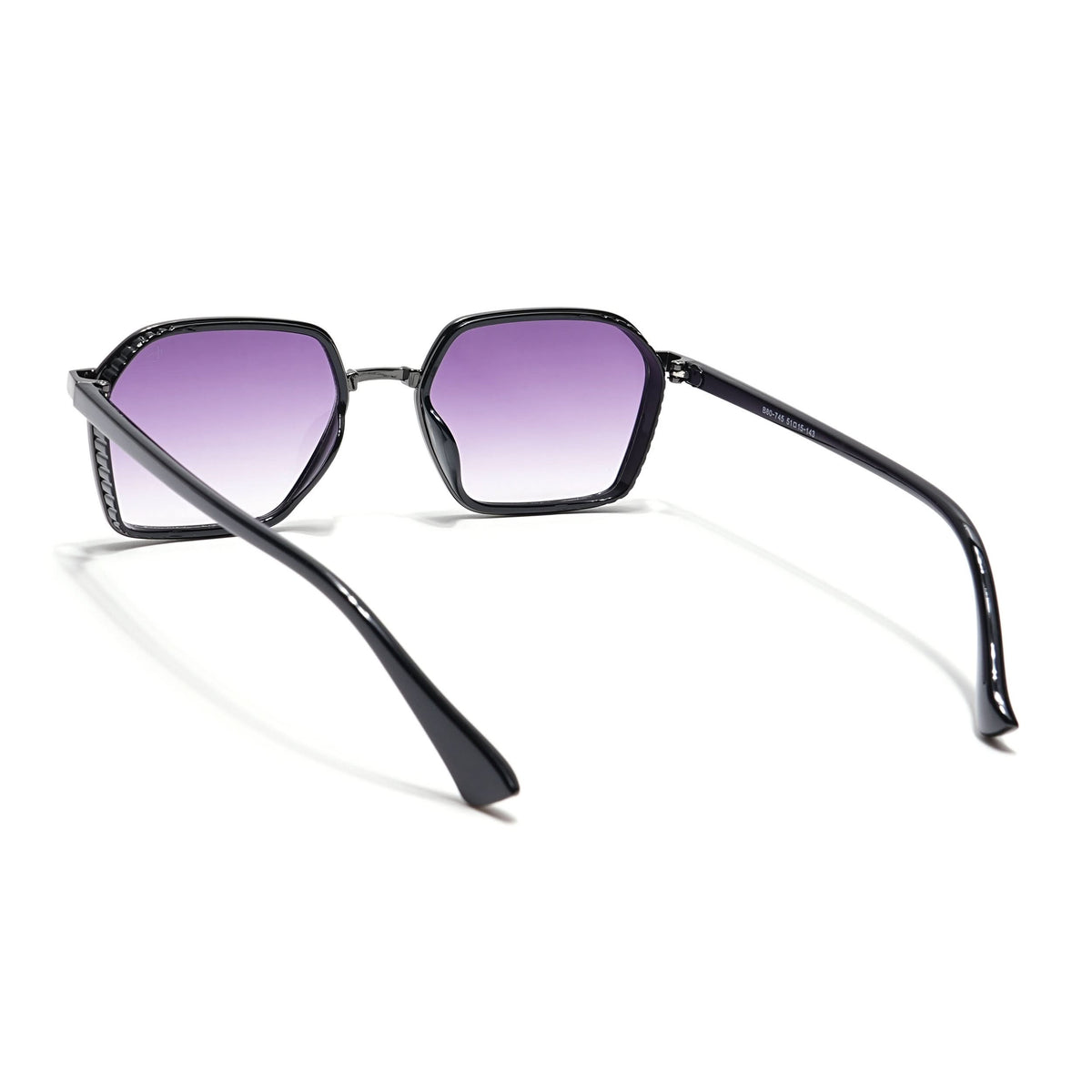 Eyejack Grey Square Sunglasses for Men and Women - Style L837 - view 6