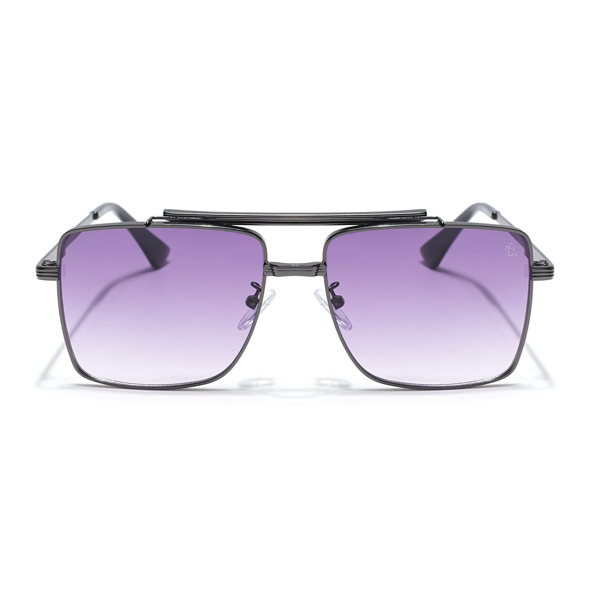 Eyejack Grey Square Sunglasses for Men and Women - Style L866 - view 4