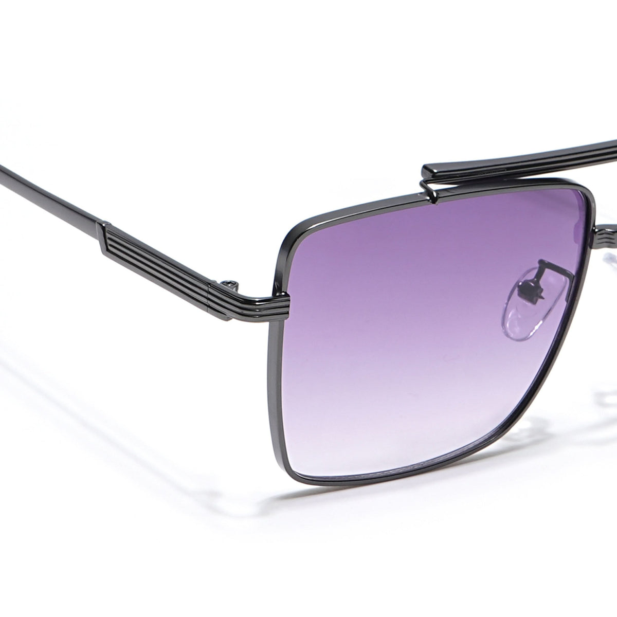 Eyejack Grey Square Sunglasses for Men and Women - Style L866 - view 5