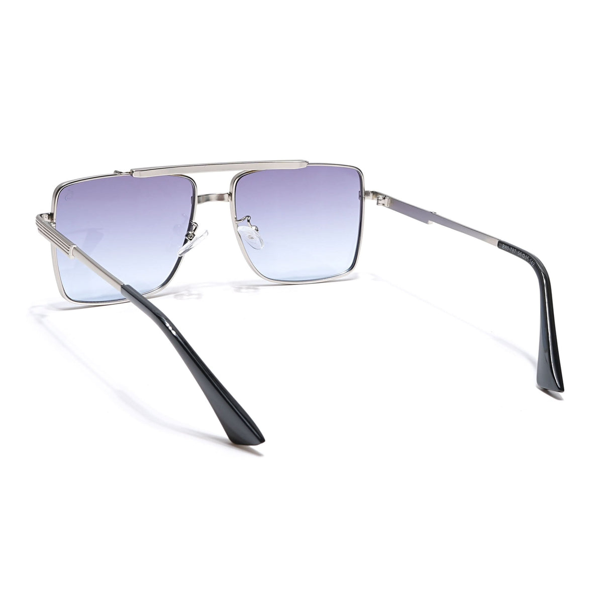 Eyejack Silver Square Sunglasses for Men and Women - view 6