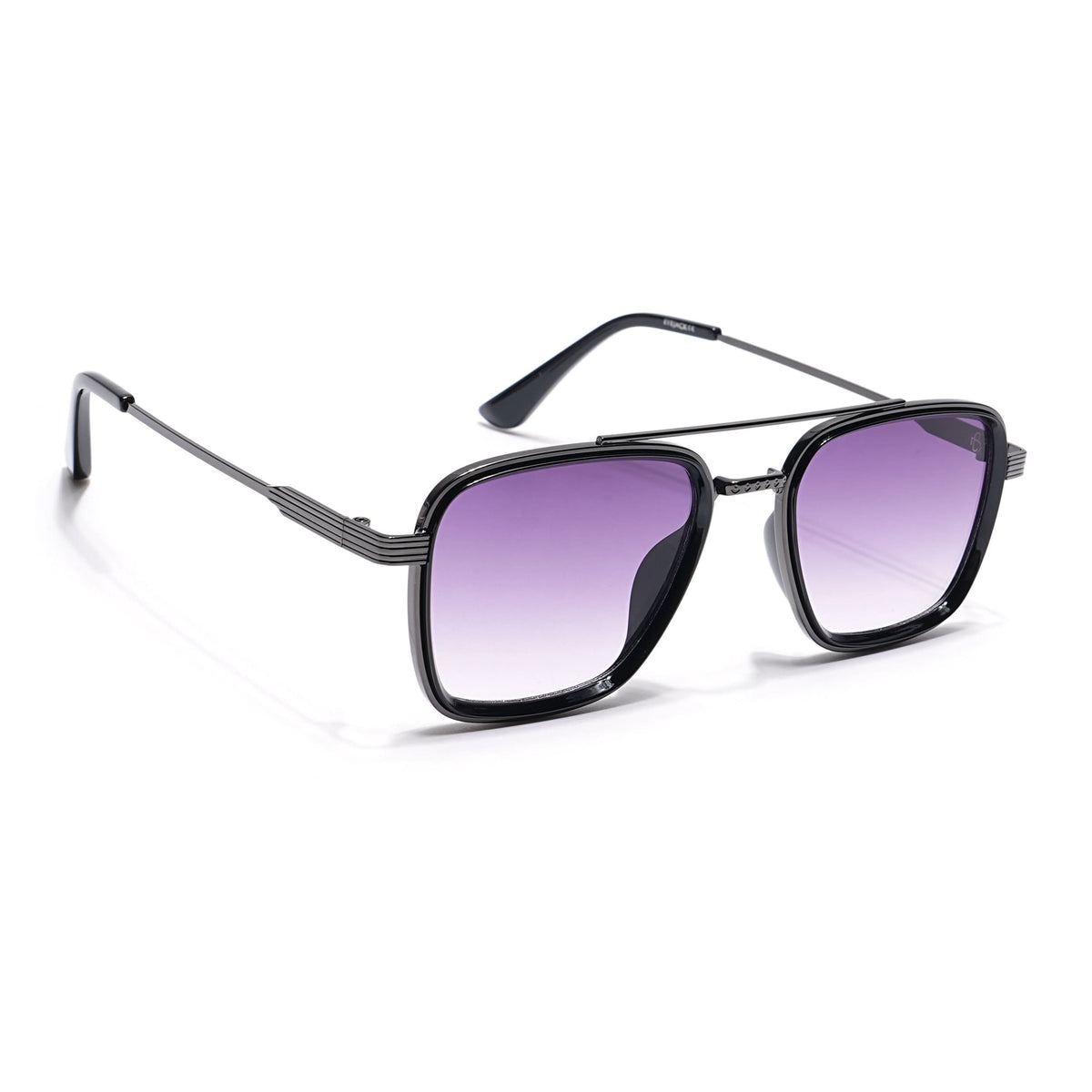 Eyejack Grey Square Sunglasses for Men and Women - Style L834 - view 2
