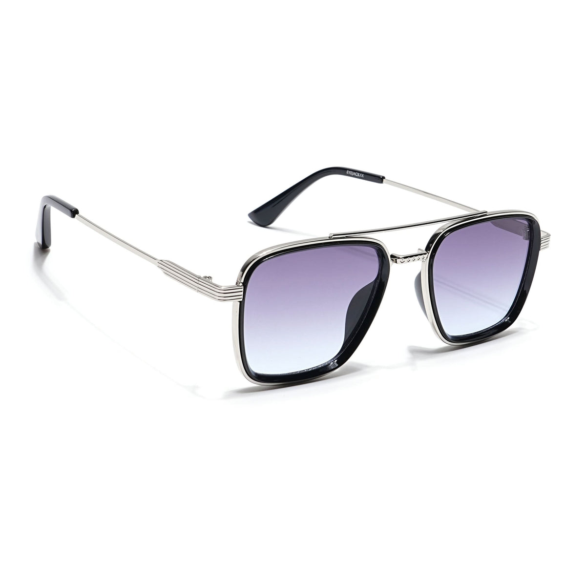 Eyejack silver Square Sunglasses for Men and Women - Style L835 - view 1