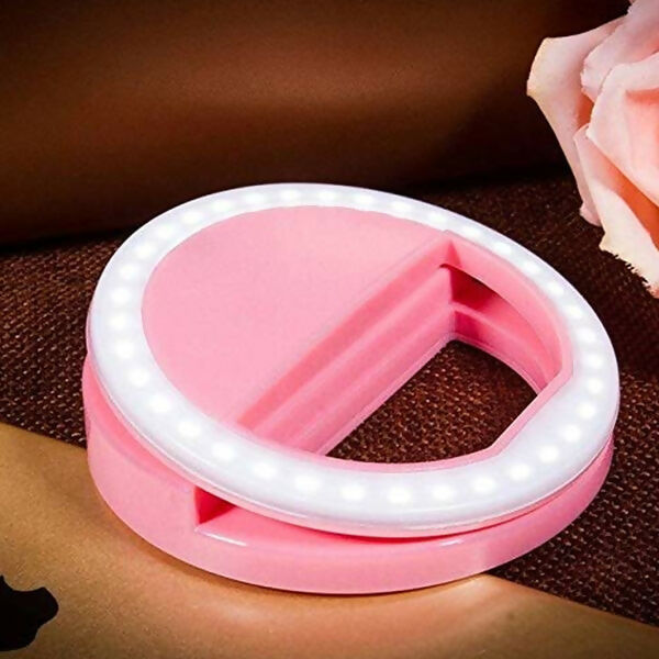 Battery Selfie Ring Light for Phone with 3 Brightness Levels ABHI Mobiles