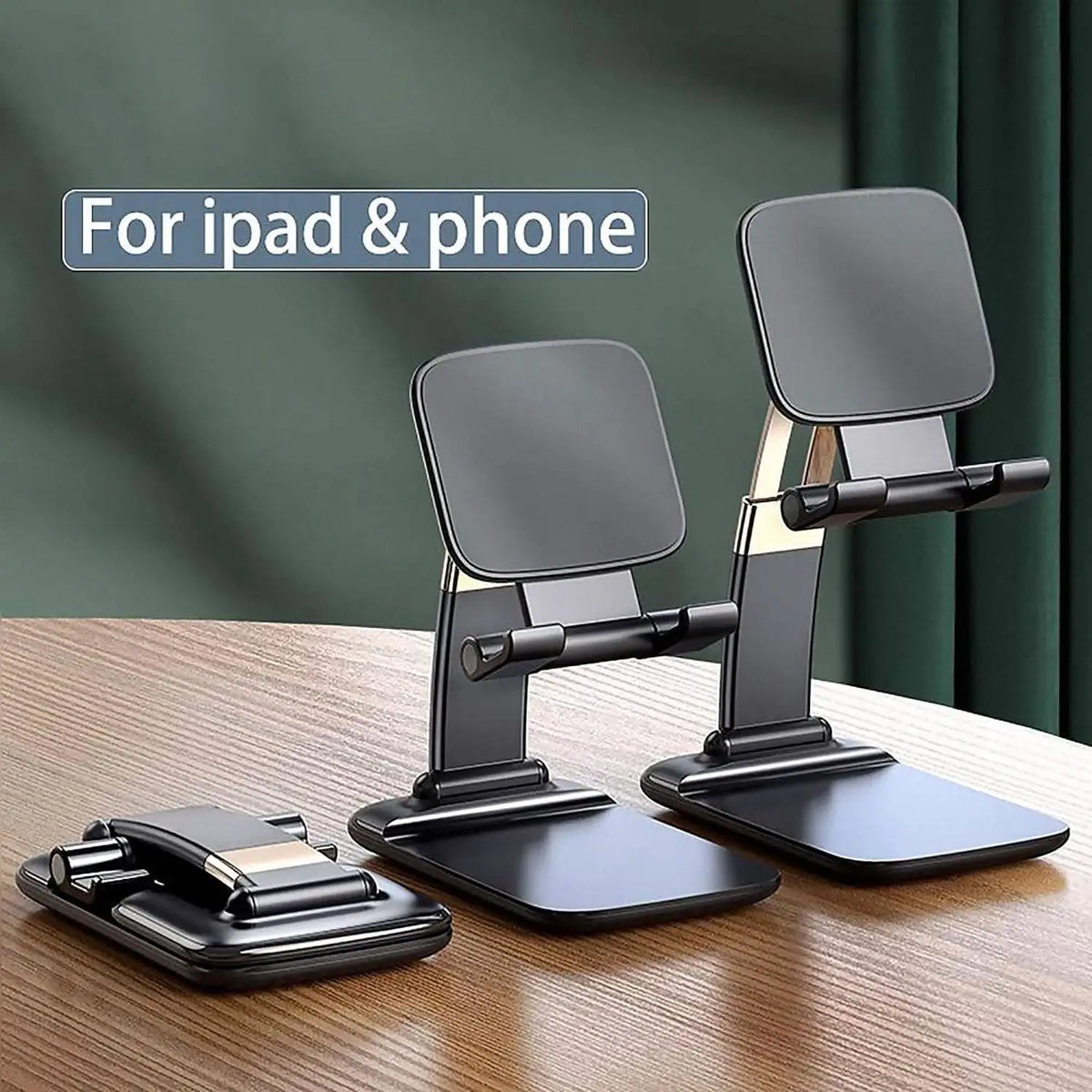 Foldable Universal Phone Stand – Adjustable Desk Holder for All Devices HP DD
