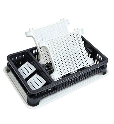 Kitchen Organizer Rack With Water Storing Tray dish Rack