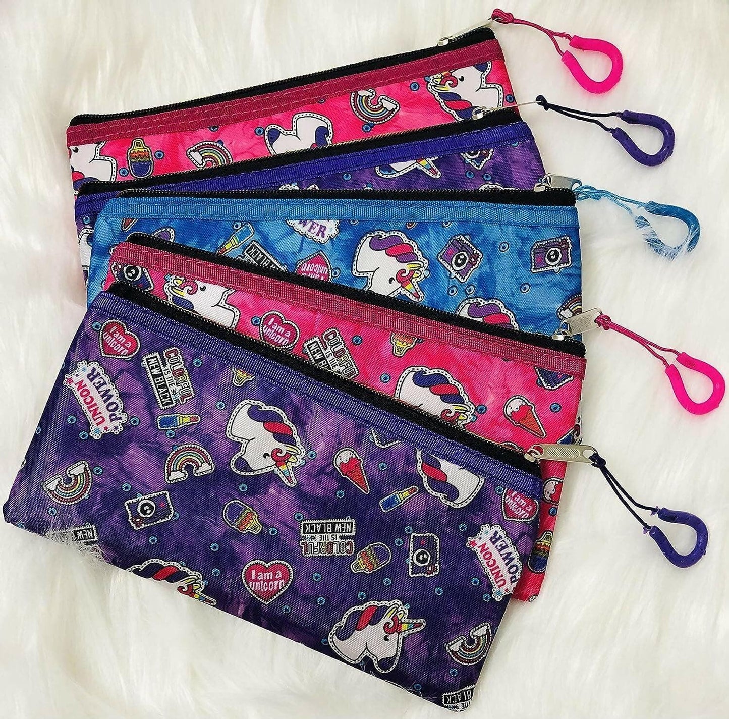 Unicorn Stationary Pouch (Pack Of 5) - HalfPe