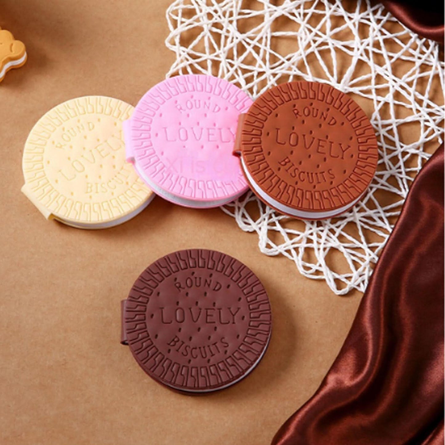 Round Chocolate Diary Notebooks Original Chocolate Smell  Writing Practice Book Early Learning Copybook Premium Chocolate Book ( 1pc Book )