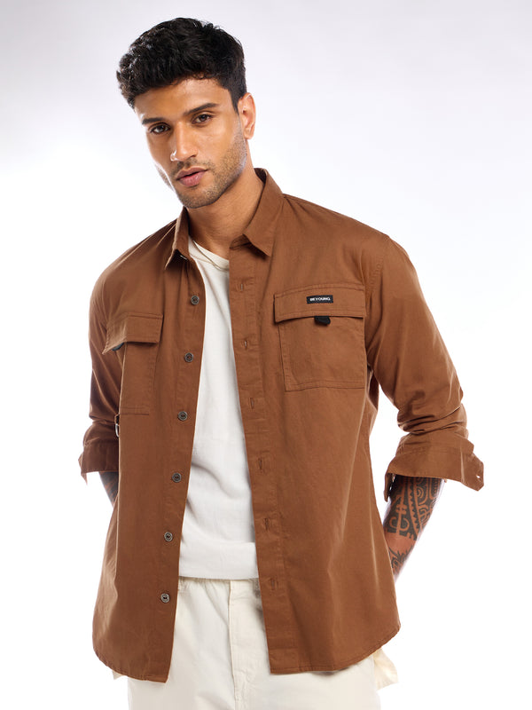 Cargo Men's Cotton Cargo Shirt - Image 1