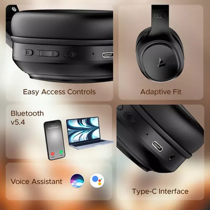 boAt Rockerz 430 w/ 40mm Drivers with Bluetooth Over Ear Headphones (Multicolor)