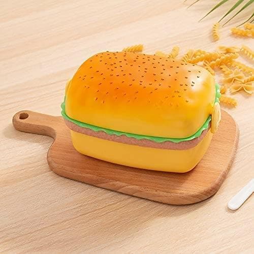 Children Square Hamburger Shape Lunchbox For Kids - HalfPe