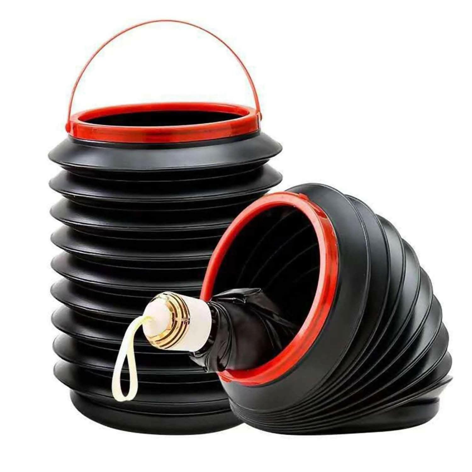 Collapsible Foldable Car Dustbin Basket (Black, Capacity: 4L) - HalfPe