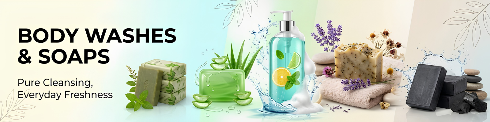 Body washes and soaps