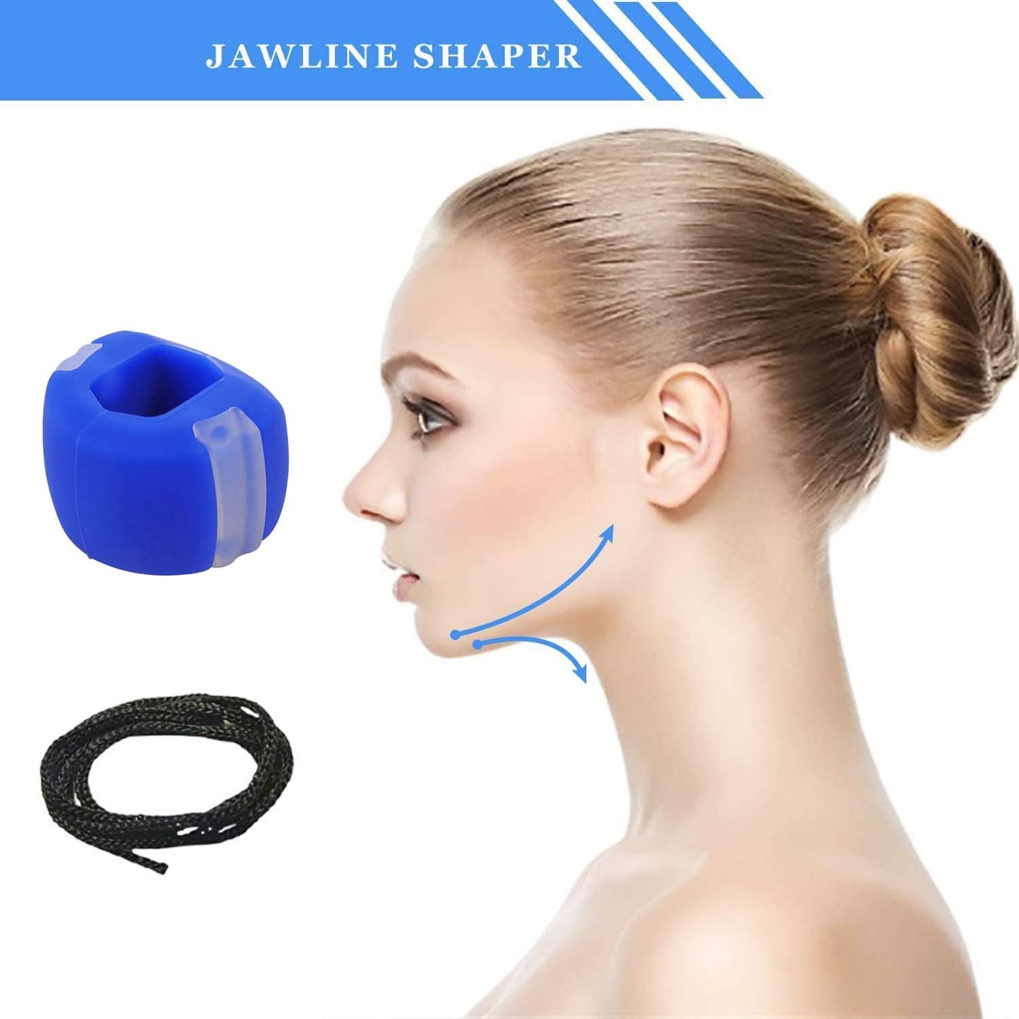 Set Of 6pc Jawline Exerciser Tool Men  Women Double Chin Reducer For Women And Men
