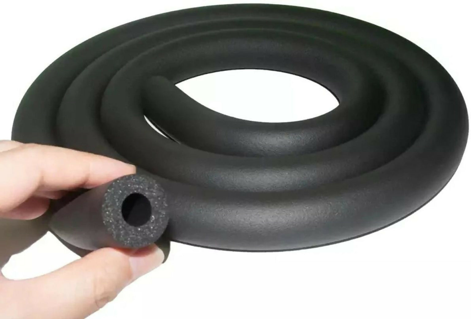 Insulation Tube for Air Conditioner Nitrile Tube Ac Tube 9mm Inner 13mm Outer 3/8 ID * 1/2 THK Hose Pipe (180 cm)