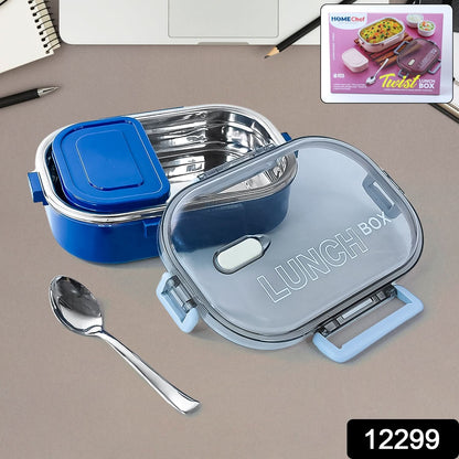 Home Chef Premium Airtight Steel Lunch Box – Durable & Leakproof
