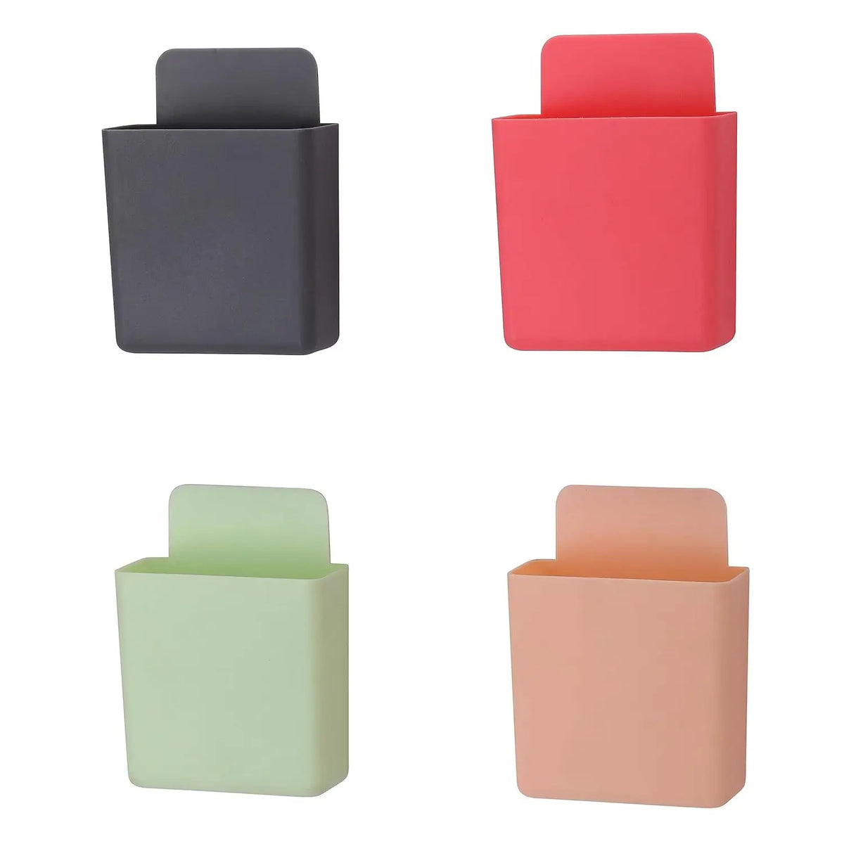 Multipurpose Plastic Wall Mounted Remote  Mobile Holder Stand  (Pack Of 4) HP DD