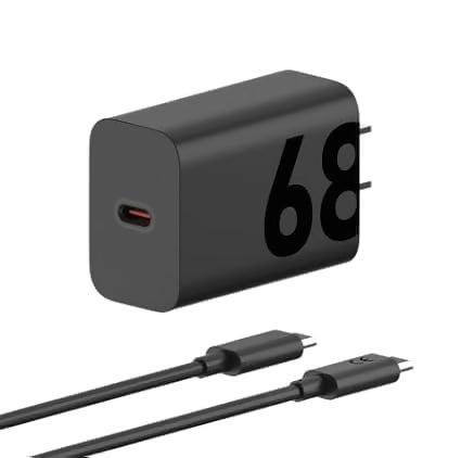 Motorola Original 68W TurboPower Fast Charger Adapter with 3.3 Ft Type-C to Type-C Cable (GaN Technology) Dreams Gadgets 2