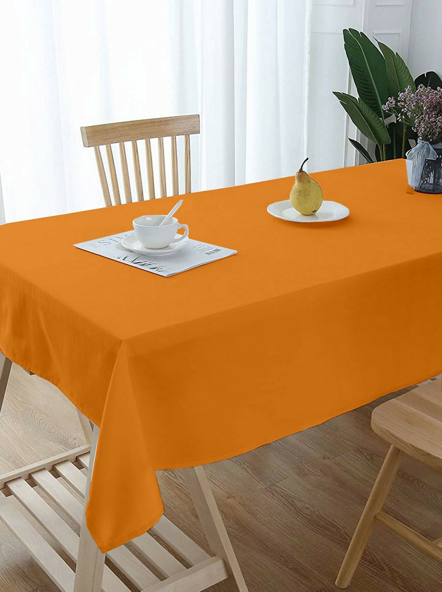 Lushomes Dining Table Cover 6 Seater, Classic Plain Dining Table Cover Cloth (Size 60 x 70”, 6 Seater Table Cloth, multi-color)