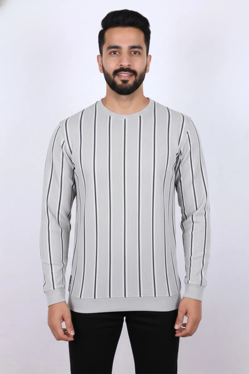 Men's Cotton Blend Round Neck Casual Sweatshirts