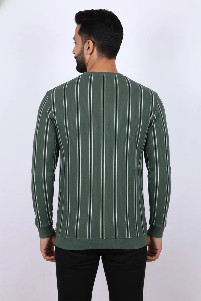 Men's Cotton Blend Round Neck Casual Sweatshirts
