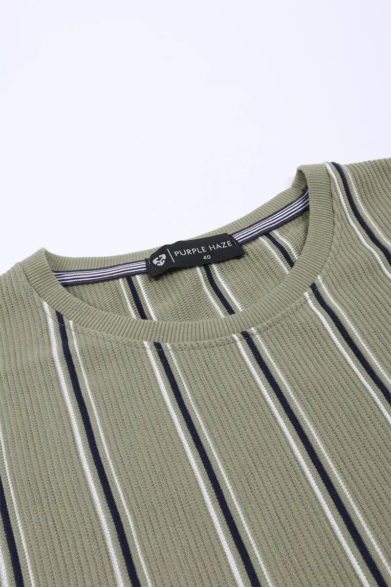 Men's Cotton Blend Round Neck Casual Sweatshirts