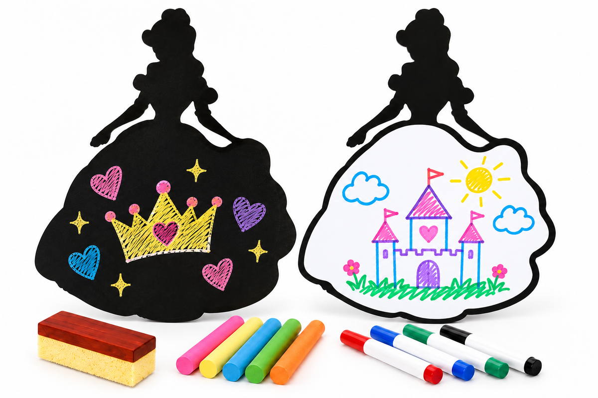 ilearnngrow Princess Black & White Board