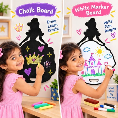 ilearnngrow Princess Black & White Board