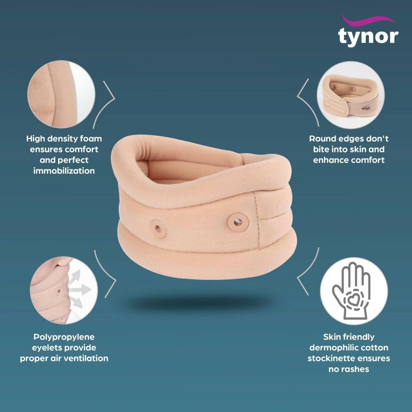 Tynor Cervical Collar Soft Large 1's