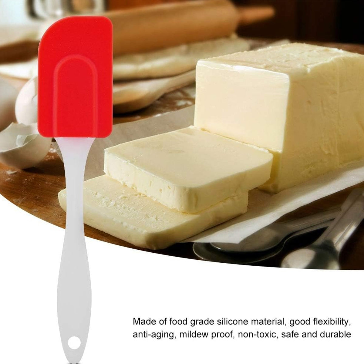 Silicone Cooking Spatula For Baking (1 Pc  18 Cm) HP DD