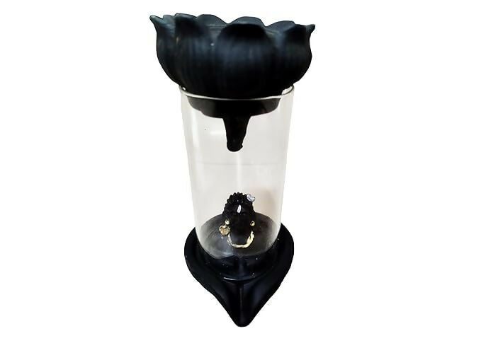 Divine Lord Shiva Black Idol with Golden Accents – Spiritual Home Decor & Pooja Item