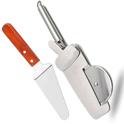 P-plus international pizza cutter and serving turner - HalfPe