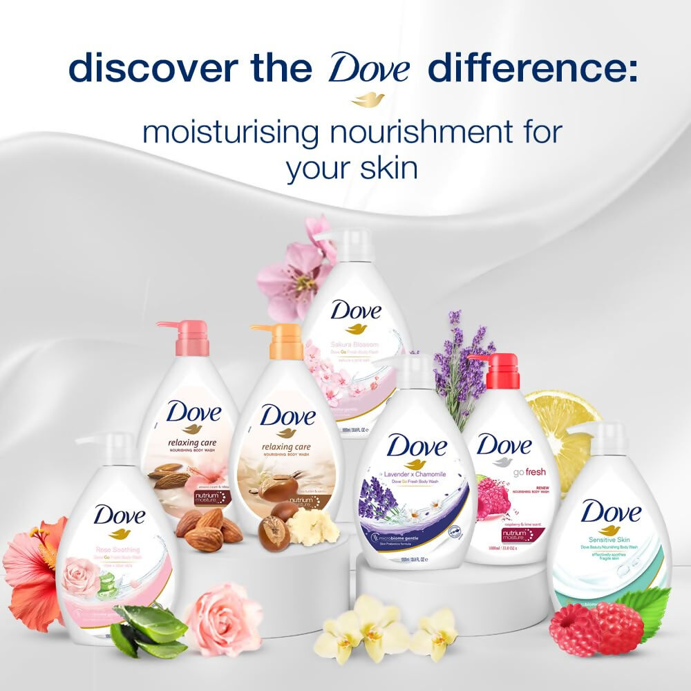 Dove Almond Cream & Hibiscus Moisturizing Body Wash – 1 L