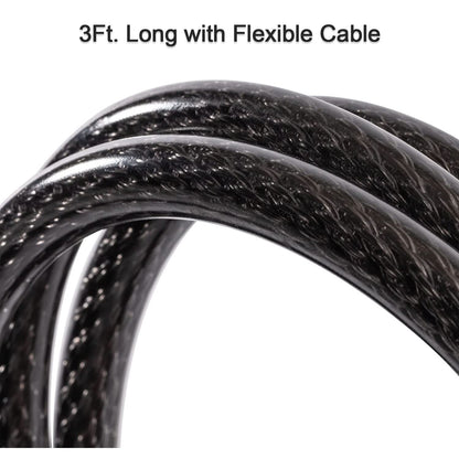 Heavy Duty Multi-purpose Plastic Combination Lock – Ideal for Helmet & More