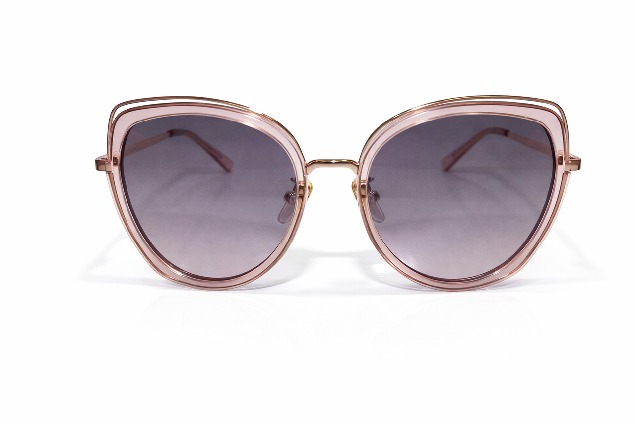 Fancy Mirrored Cat-Eye Sunglasses 49mm For Men & Women (Unisex)