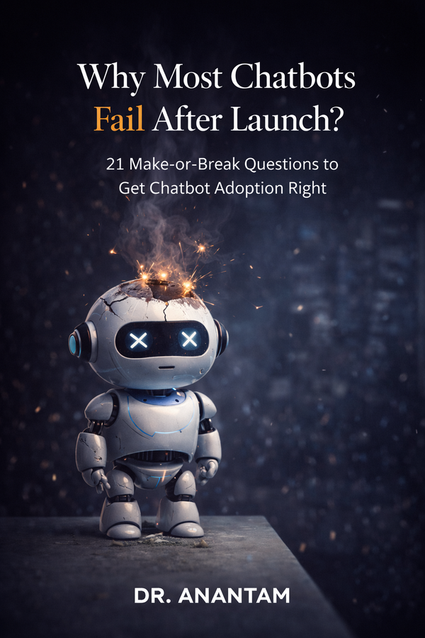 Why Most Chatbots Fail After Launch? 21 Make-or-Break Questions to Get Chatbot Adoption Right (Instant ebook) EBooks
