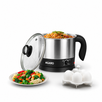 AGARO Esteem Stainless Steel Electric Kettle with Heating Technology