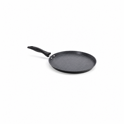 Wonderchef Duralite Die-cast 28 cm Dosa Tawa, 5 Layer Healthy Duramax Non-Stick Coating | Soft Touch Handle  Pure Grade Aluminium  PFOA Free