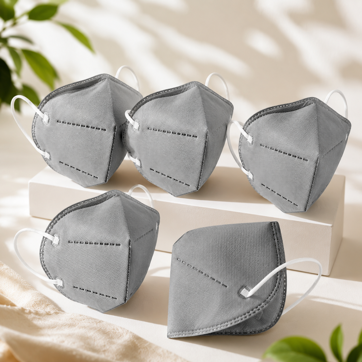 Sante N-95 5 Mask - Grey