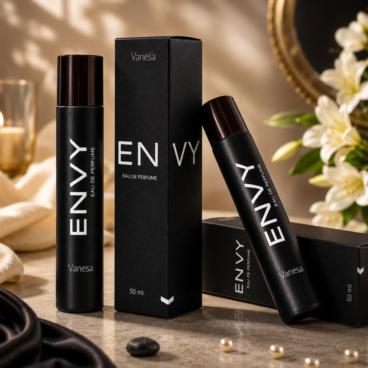 Envy Black EDP Perfume For Men  Pack of 2 (60ml each)
