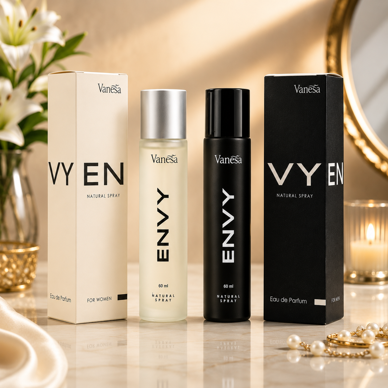 Envy Perfumes 60ml Combo (Men & Women)