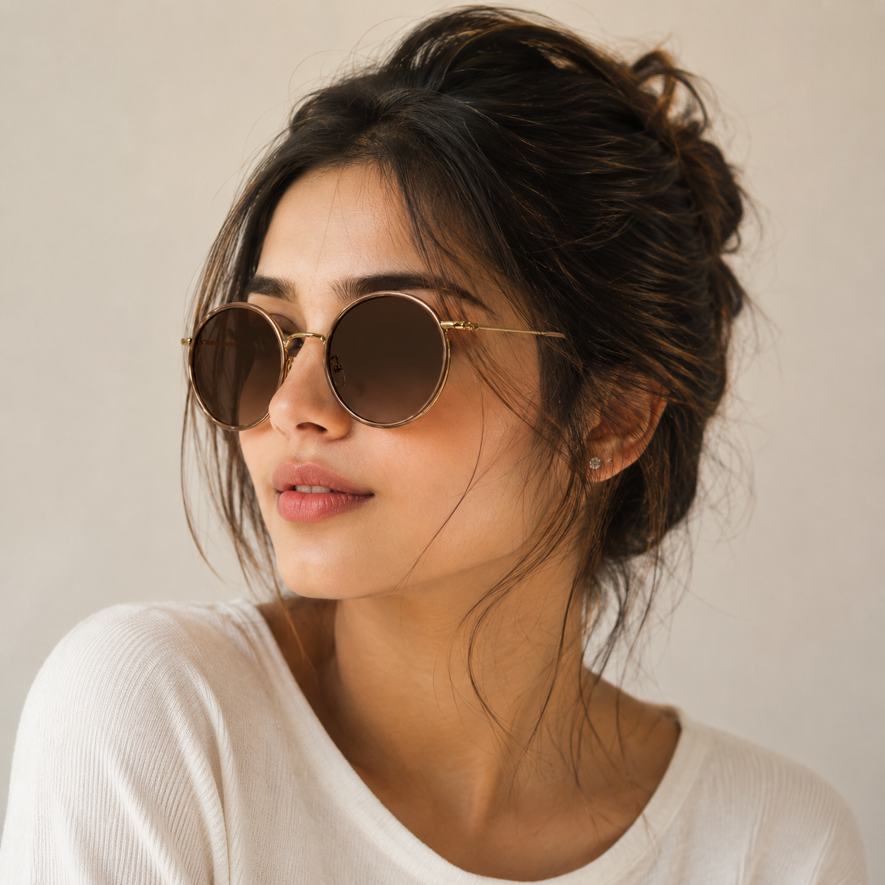 Tornado Round Sunglasses 28mm For Men & Women (Unisex)
