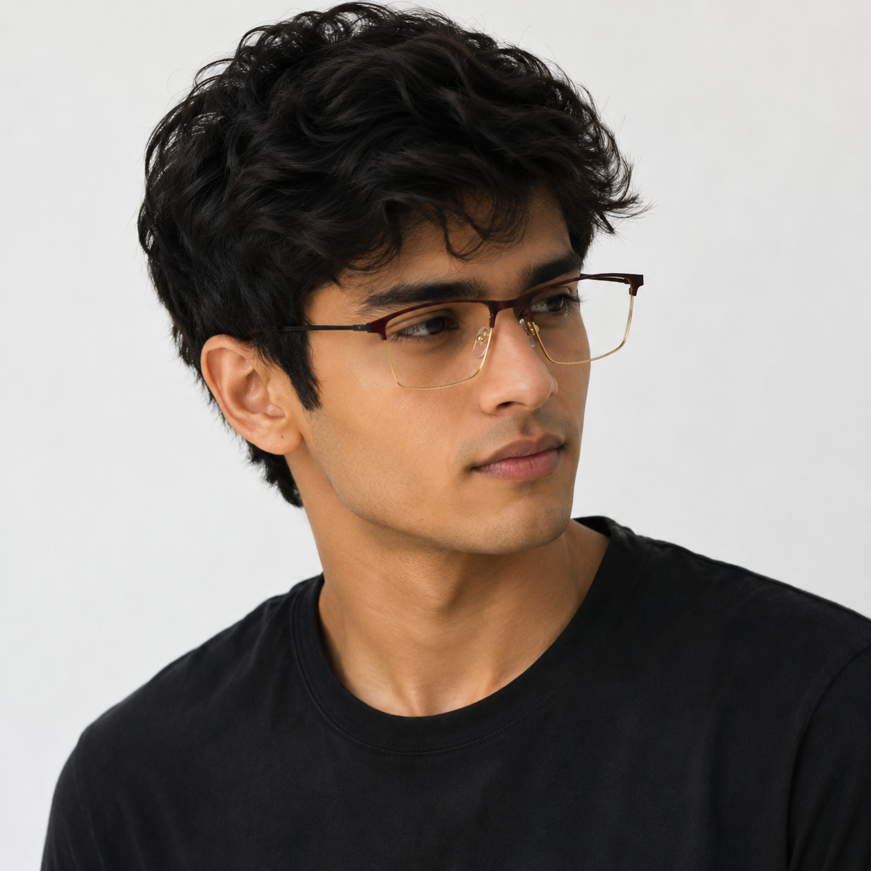 IGO Full Rim Rectangle Frame For Men & Women 138mm (Unisex)