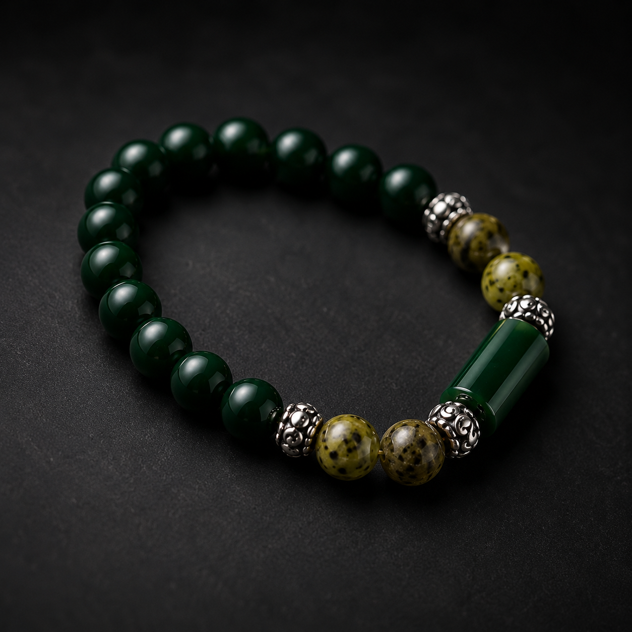 Gemini Rashi Bracelet (Mithuna Rashi-మిథున రాశి)– Semi Precious Gemstone Beaded Bracelet for Energy & Strength