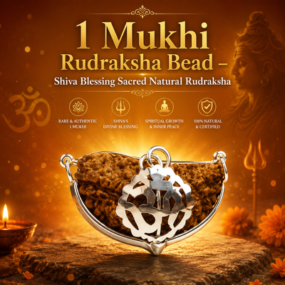 1 Mukhi Rudraksha Bead – Shiva Blessing Sacred Natural Rudraksha