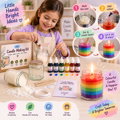 ilearnngrow DIY Rainbow Candle