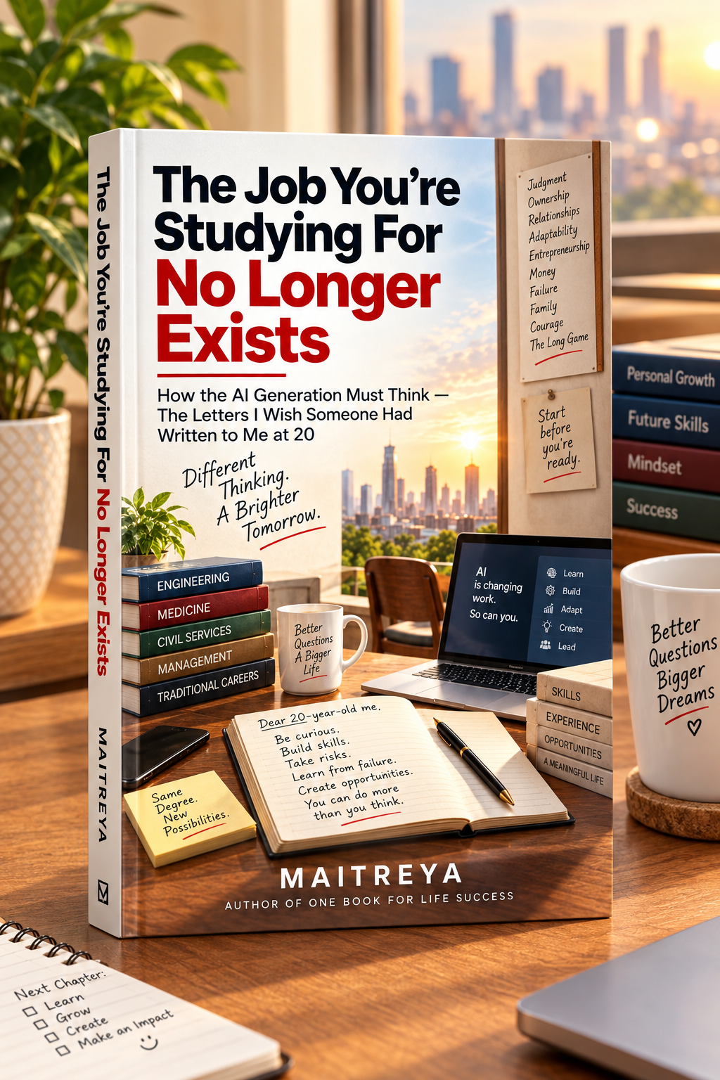 The Job You’re Studying For No Longer Exists : How the AI Generation Must Think — The Letters I Wish Someone Had Written to Me at 20 (Instant eBook)