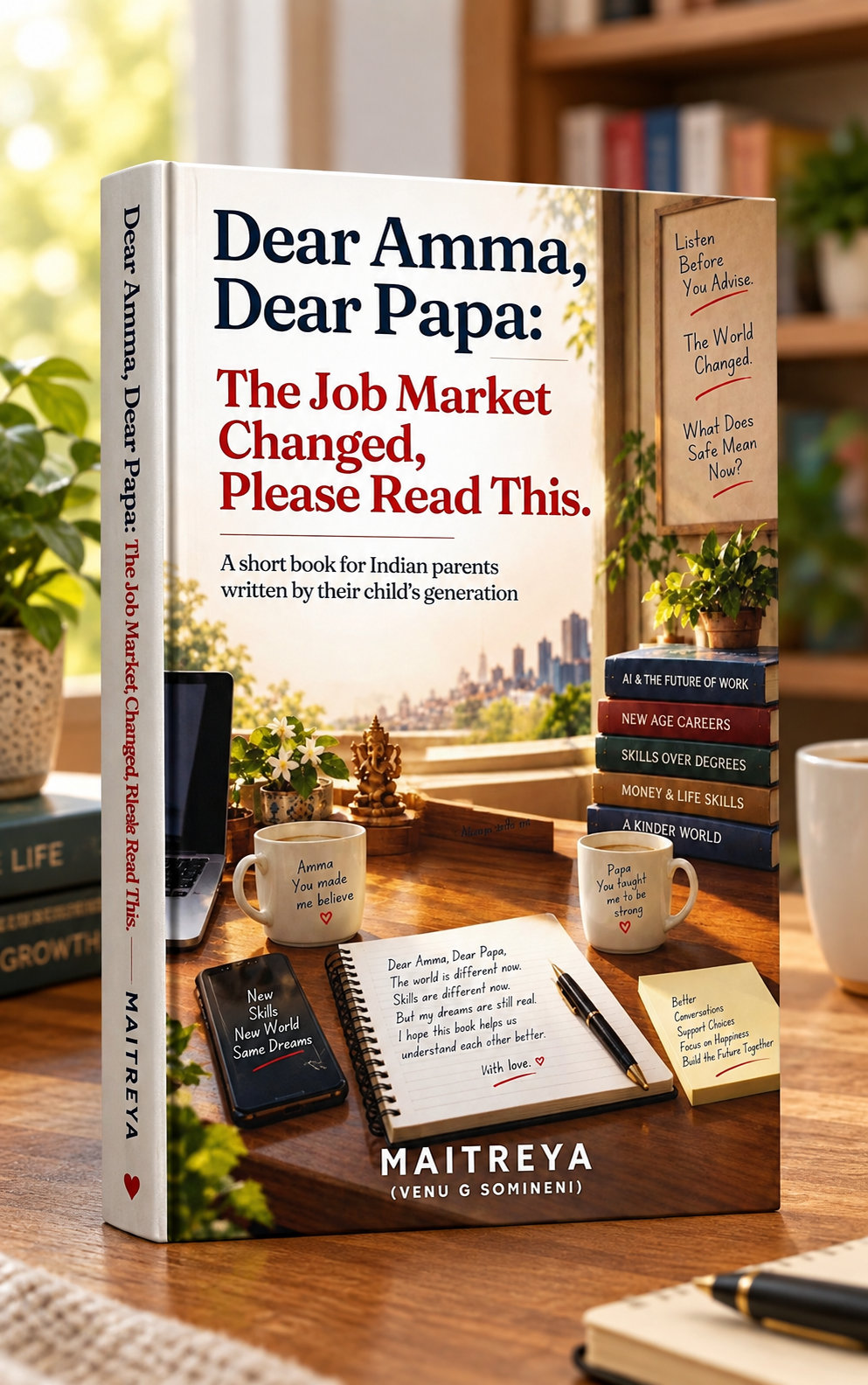 Dear Amma, Dear Papa: The Job Market Changed. Please Read This.: A Short Book for Indian Parents, Written by Their Child’s Generation (Instant eBook)