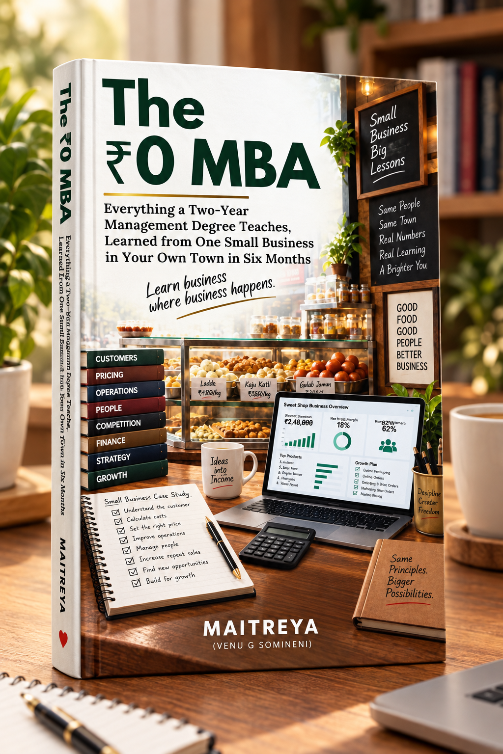 The ₹0 MBA: Everything a Two-Year Management Degree Teaches, Learned from One Small Business in Your Own Town in Six Months (Instant eBook)